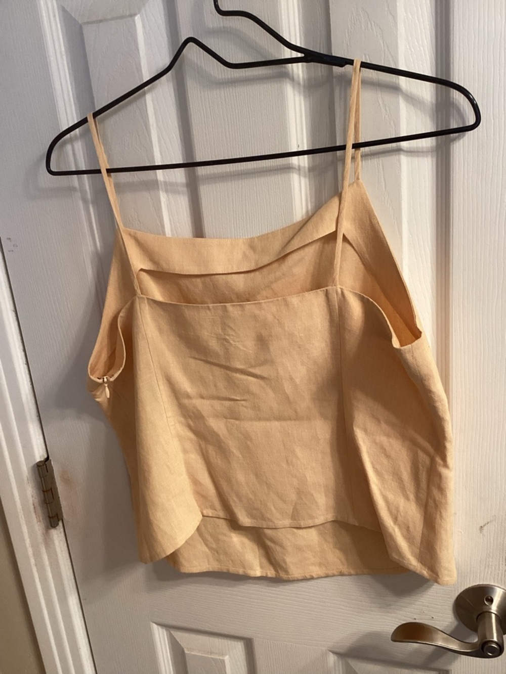 Tommy Bahama Peach Linen-Blend Spaghetti Strap Camisole Size 12